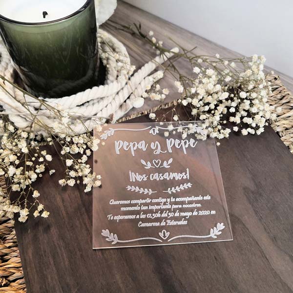 Diseño producto boda