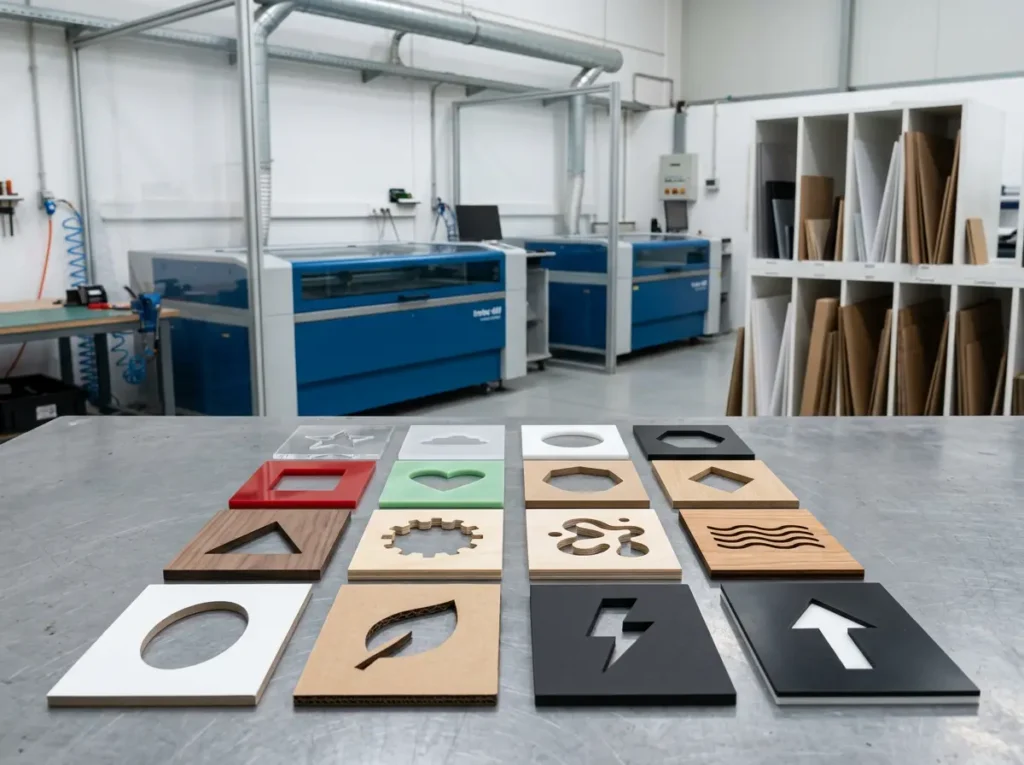 materiales cortables con láser