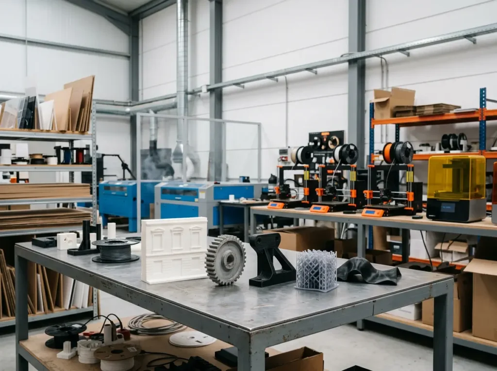 ¿Con qué material imprimen las impresoras 3D