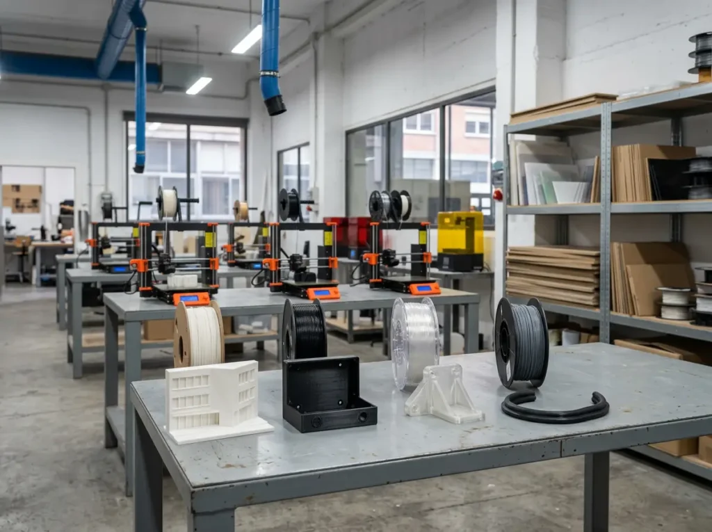Tipos de filamento para impresora 3D